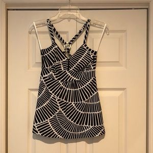 WHBM O-ring strappy top